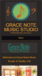 Mobile Screenshot of gracenotemusicstudio.com